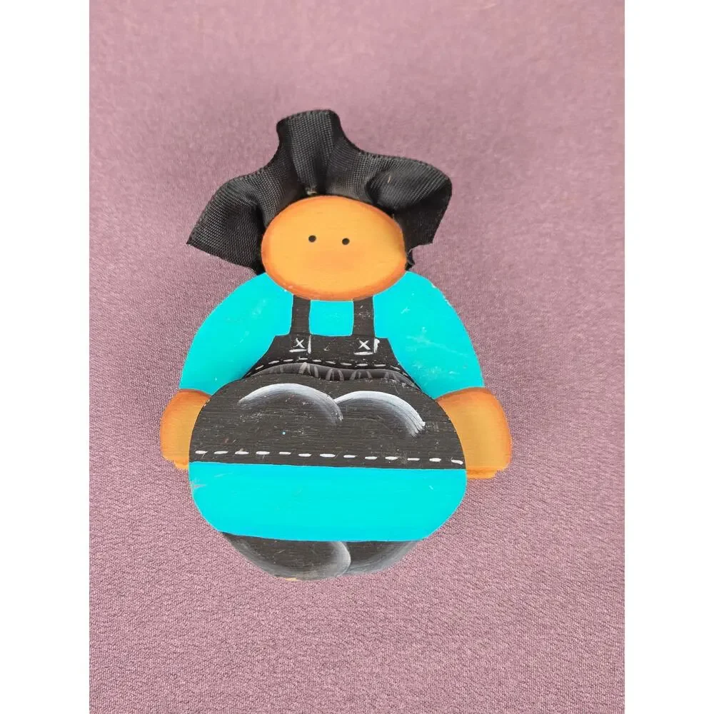 Handpainted Wooden Basket Sitter ~ Basket Accessory *Basket Not Included*